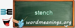 WordMeaning blackboard for stench